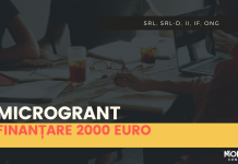 Microgrant – Finanțare de 2000 euro pentru firmele fără angajați Microgrant - Finanțare de 2000 euro pentru firmele fără angajați