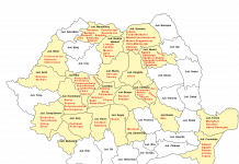 Lista zonelor cu potențial turistic ridicat pentru PNDR 6.2 și PNDR 6.4 Zone cu potential turistic PNDR 6.2