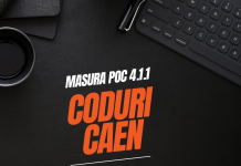Lista coduri CAEN eligibile Masura POC 4.1.1 Coduri CAEN Masura POC 4.1.1